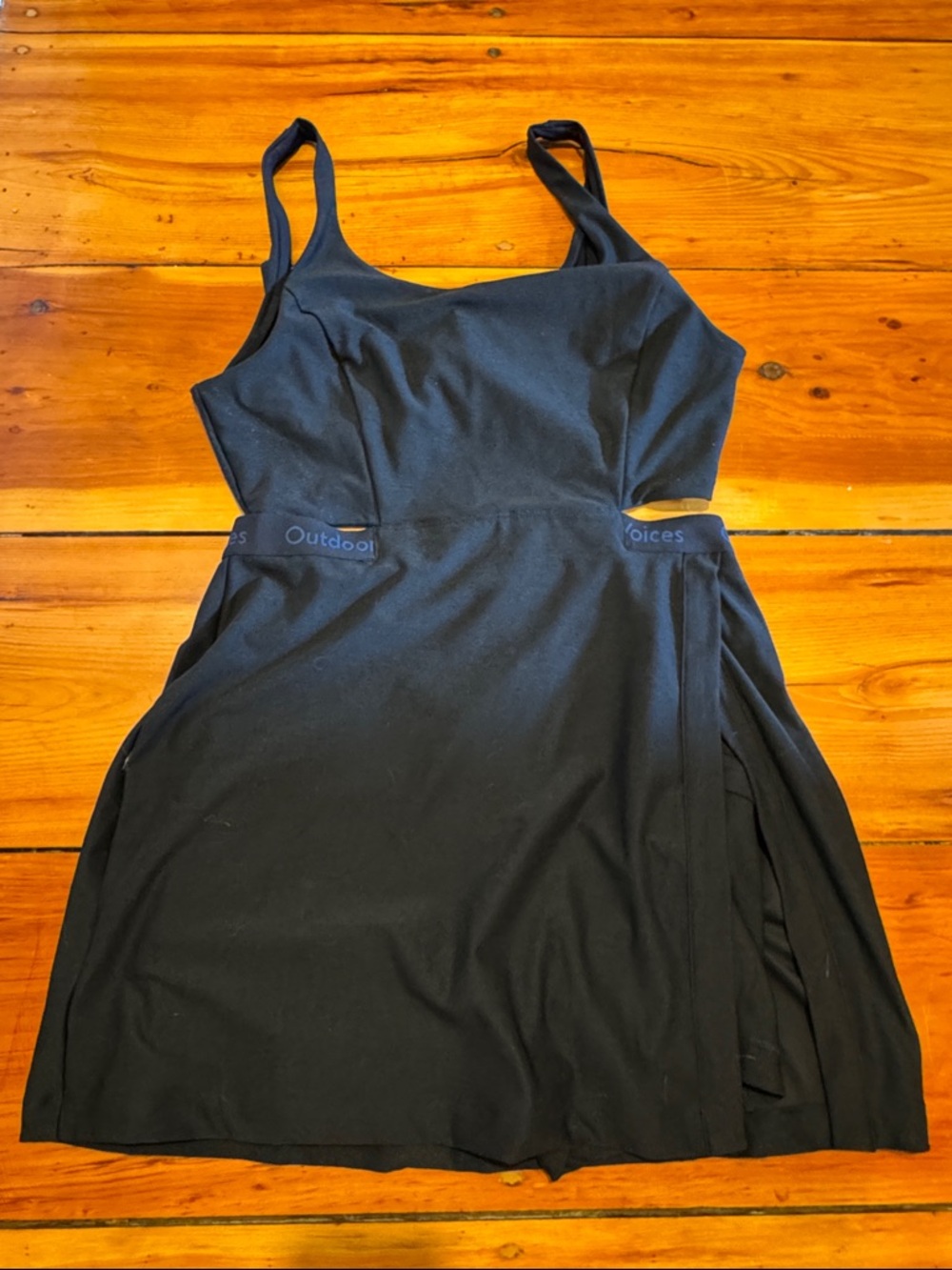 Outdoor Voices Black Court Dress